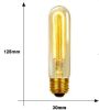 Edison szénszálas dekor izzó - T125 - 40 watt 120LM