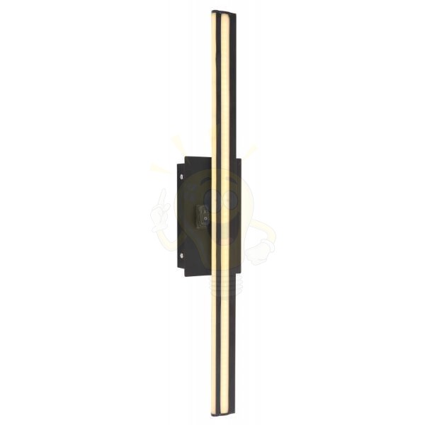 VIGGO 41499B fekete falikar fürdőszobai IP44