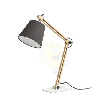 NIZZA 18/15 lámpabúra  Polycotton fekete/fehér PVC  max. 28W