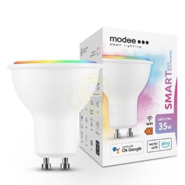 Modee LED Smart (Tuya Wi-Fi) GU10 (spot) 4,7W 110° RGB (400 lumen)