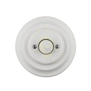 Porcelán dimmer kapcsoló, falba süllyesztett