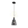 BELLINI M LED függö lámpa fekete füstös üveg 230V LED 5W 30°  3000K
