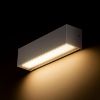 CAMARGUE fali lámpa ezüstszürke szatén üveg 230V LED 6W IP65  3000K