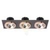SHARM SQ III süllyesztett lámpa fekete réz/réz 230V LED 3x10W 24°  3000K