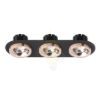 SHARM R III süllyesztett lámpa fekete réz/réz 230V LED 3x10W 24°  3000K