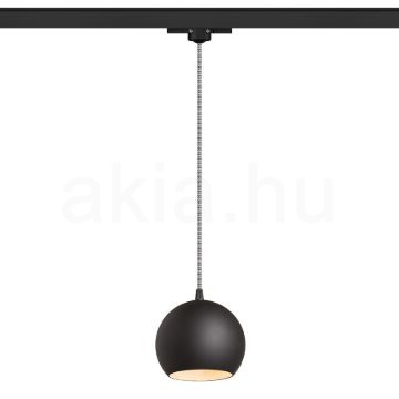 COPA három áramkörös sínre fekete üveg 230V E27 28W