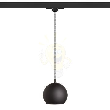 COPA három áramkörös sínre fekete üveg 230V E27 28W