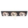 SHARM SQ III süllyesztett lámpa fekete réz/réz 230V LED 3x10W 24°  3000K