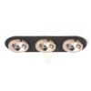SHARM R III süllyesztett lámpa fekete réz/réz 230V LED 3x10W 24°  3000K