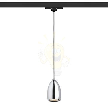BABADES három áramkörös sínre  króm 230V GU10 35W