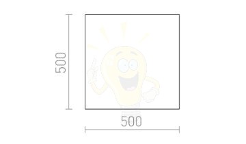 DIFFUSER SQ 50 PMMA   tej akril 
