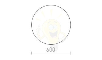 DIFFUSER R 60 PMMA   tej akril 