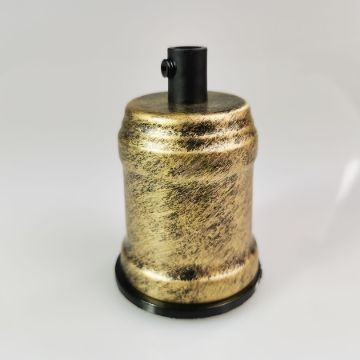 Dekoratív rozsda bronz E27 foglalat bakelit betéttel