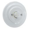 Porcelán dimmer kapcsoló, falba süllyesztett