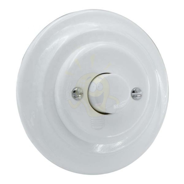 Porcelán dimmer kapcsoló, falba süllyesztett