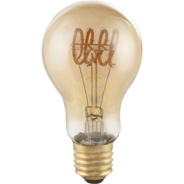 LED filament dekor izzó - A60 - 4 watt - spirál