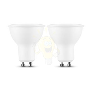 LED Izzó Spot Alu-Plastic 6W GU10 110° 4000K (550 lumen) dimm.