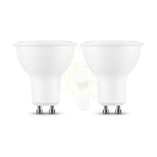 LED Izzó Spot Alu-Plastic 6W GU10 110° 4000K (550 lumen) dimm.