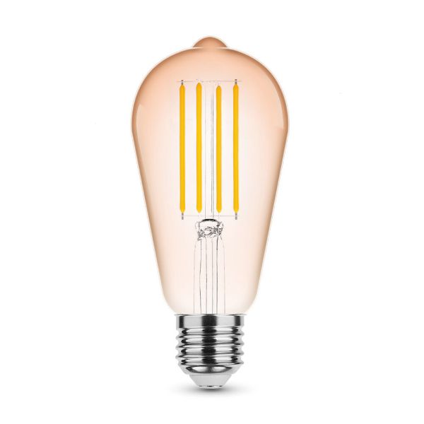 Modee Lighting LED Filament Amber ST64 4W E27 320° 1800K (360 lumen)