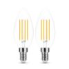 2 DB.LED Filament Canlde C35 7W E14 360° 2700K (806 lumen)