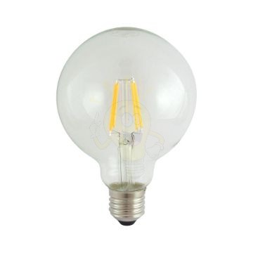 LED filament dekor izzó - G95 - 7 watt E27 750LM