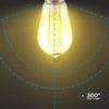 ST64 4watt retro izzó LED, antikolt 200LM