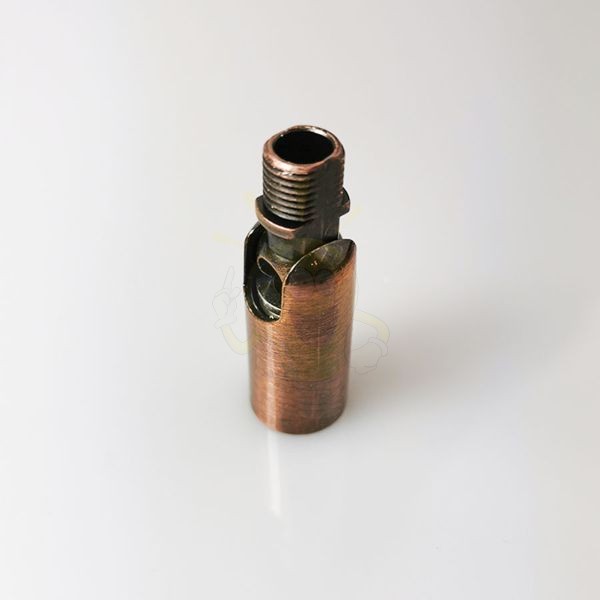 Állítható rugós csukló, könyök, antik vörösréz szín
