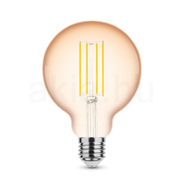 LED Filament Antikolt Gömb G95 4W E27 320° 1800K (300 lumen) dimm.