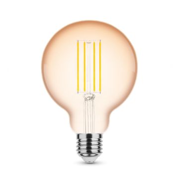 LED Filament Antikolt Gömb G95 4W E27 320° 1800K (300 lumen)