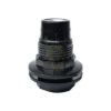 Bakelit Foglalat csavaros E14 fekete szín 2 db búratartó gyűrűvel