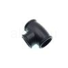 Fekete T idom 3xM10  belső menettel - 20mmx17mm