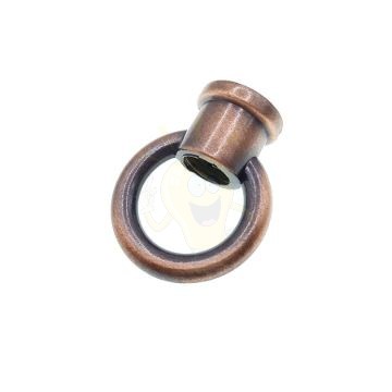 Lámpa tartógyűrű antik vörösréz - belső menetes 18mm