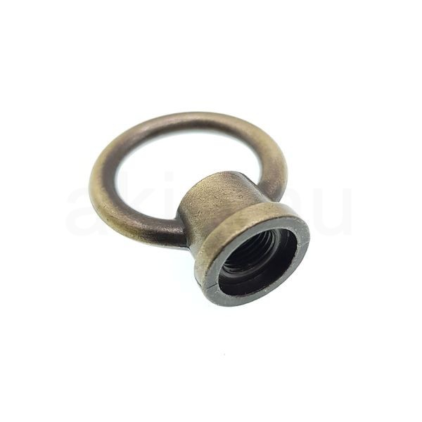 Lámpa tartógyűrű antik bronz - belső menetes 25mm