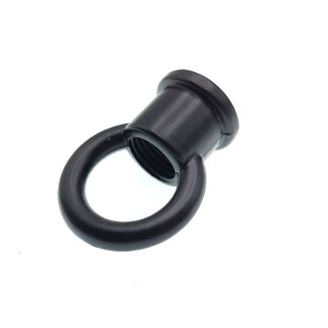 Lámpa tartógyűrű matt fekete - belső menetes 13mm
