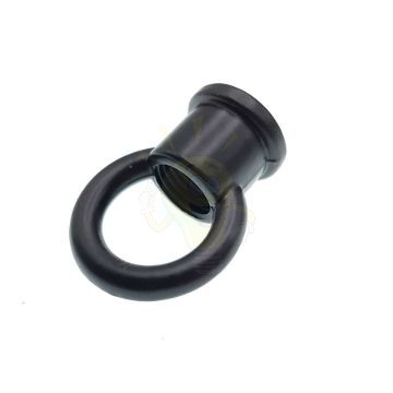 Lámpa tartógyűrű matt fekete - belső menetes 13mm