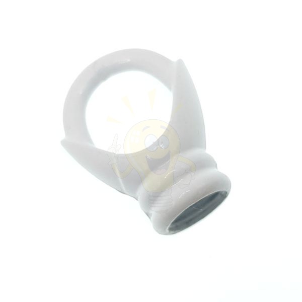 Lámpa tartógyűrű fehér - belső menetes 12mm