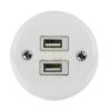 Elegáns fehér porcelán USB csatlakozó loft és vintage enteriőrökbe