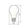 LED fényforrás XLED STEPDIM XLEDA60 7W-NW-STEPDIM
