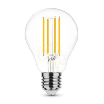 LED Izzó Filament A60 8W E27 360° 4000K (1055 lumen)