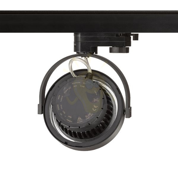 KELLY LED három áramkörös sínre fekete  230V LED 12W 24°  3000K