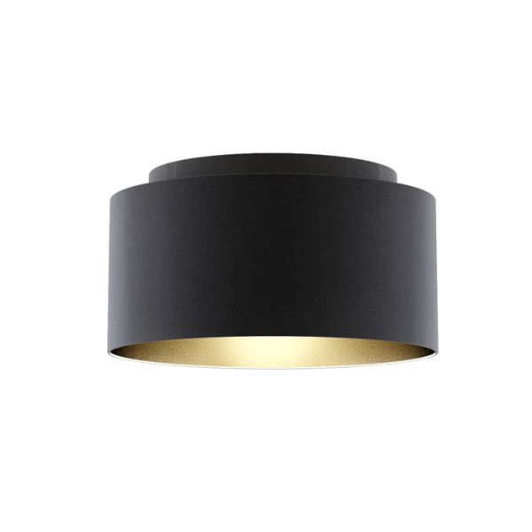 DOUBLE 55/30 lámpabúra Polycotton fekete/fehér PVC max. 23W