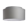 DOUBLE 55/30 lámpabúra Polycotton fekete/fehér PVC max. 23W