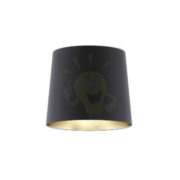 CONNY 35/30 állólámpa búra Polycotton fekete/fehér PVC max. 23W