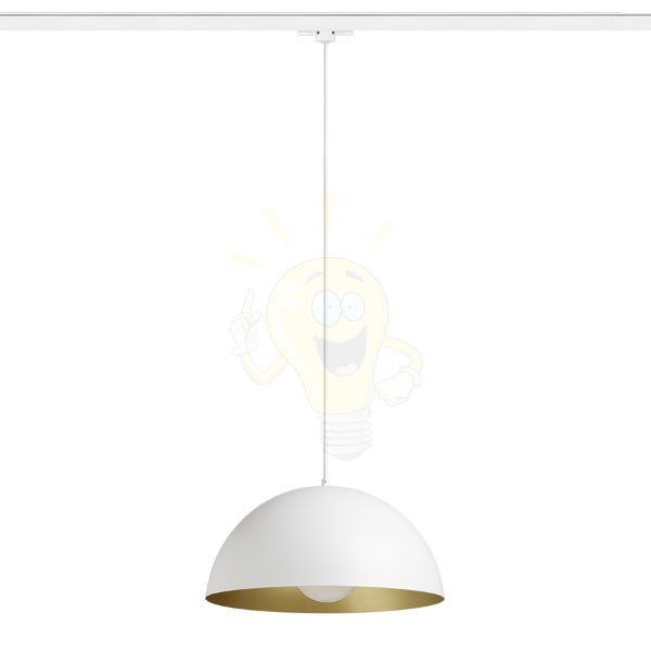GLADYS 40 három áramkörös sínre fehér/fehér 230V LED E27 15W