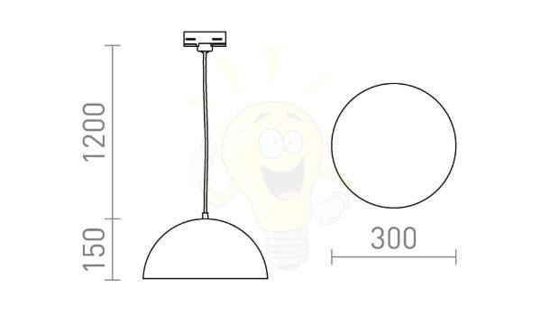 GLADYS 30 három áramkörös sínre fehér/aranysárga 230V LED E27 15W