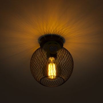COSIR 18 mennyezeti lámpa fekete 230V LED E27 11W