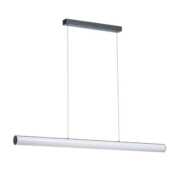 RIVIER LED I függő lámpa  fekete/tej akril 230V LED 24W  3000K
