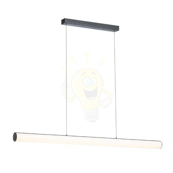 RIVIER LED I függő lámpa  fekete/tej akril 230V LED 24W  3000K