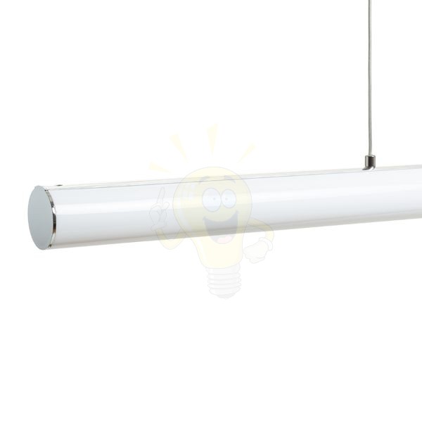 RIVIER LED I függő lámpa króm/tej akril 230V LED 24W 3000K