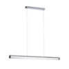 RIVIER LED I függő lámpa króm/tiszta akril 230V LED 24W 3000K
